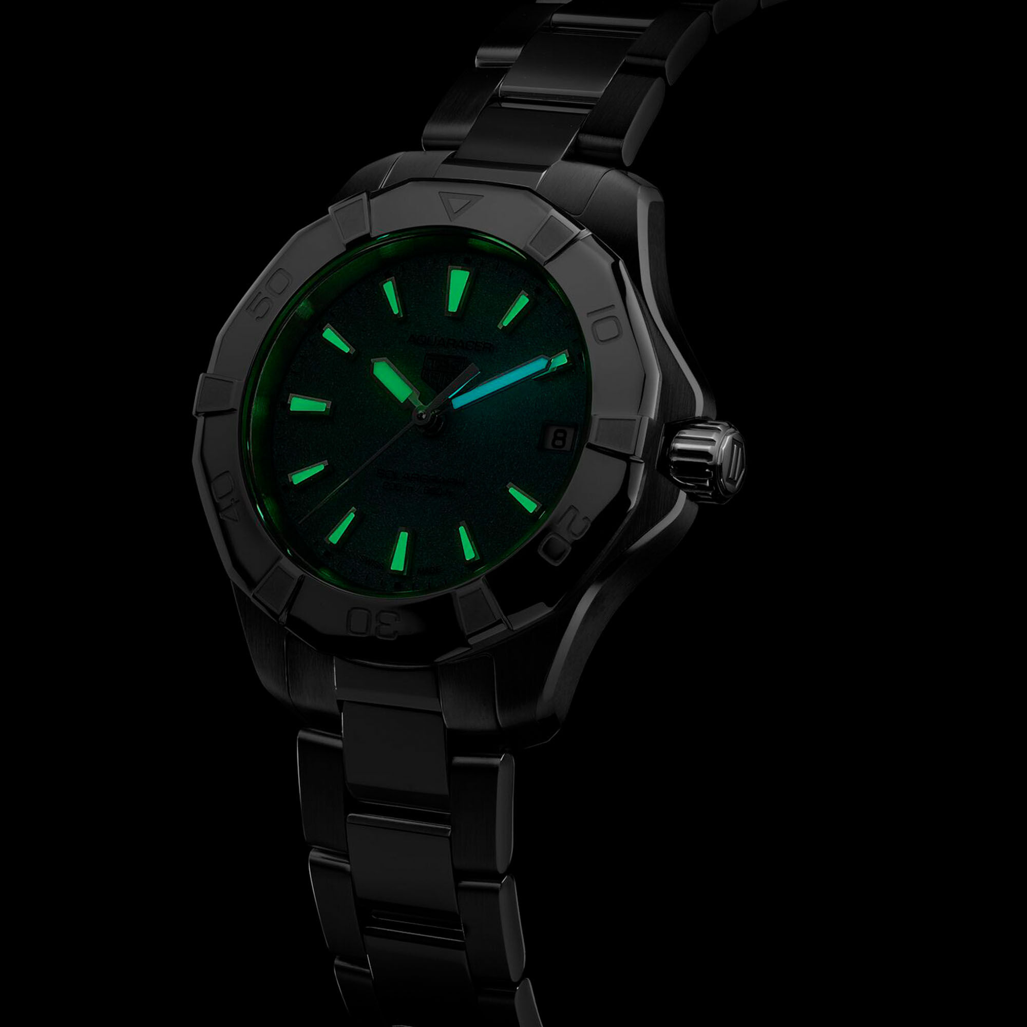 TAG Heuer Aquaracer Professional 200 Solargraph 34 mm Stainless